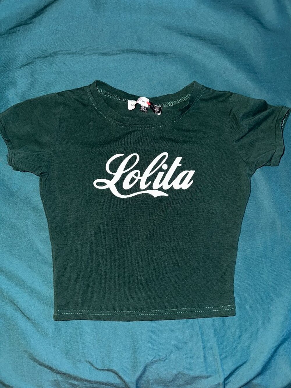 Green Lolita Crop Top